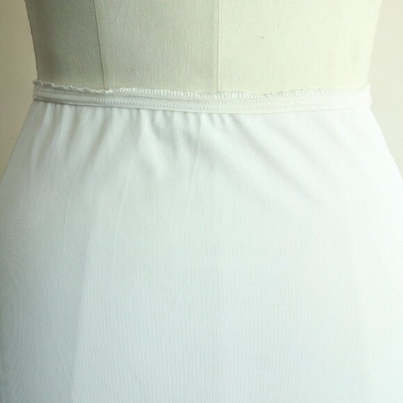 Vintage 1960s Half Slip, American Maid White Nylon, Size Petite - Picture 6 of 10
